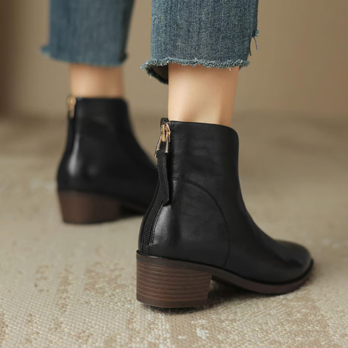 Josephine | Luxury Low Heel Boots