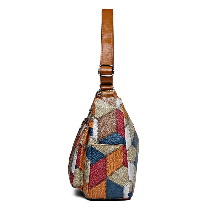 Margot | Patchwork Shoulder Bag