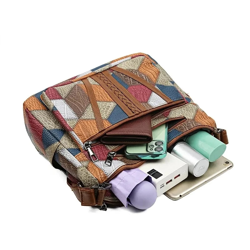 Margot | Patchwork Shoulder Bag