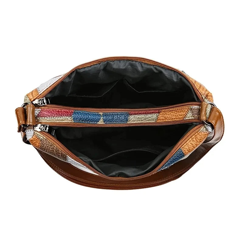Margot | Patchwork Shoulder Bag