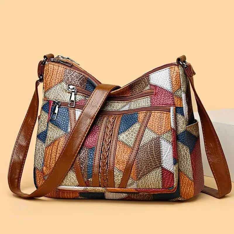 Margot | Patchwork Shoulder Bag