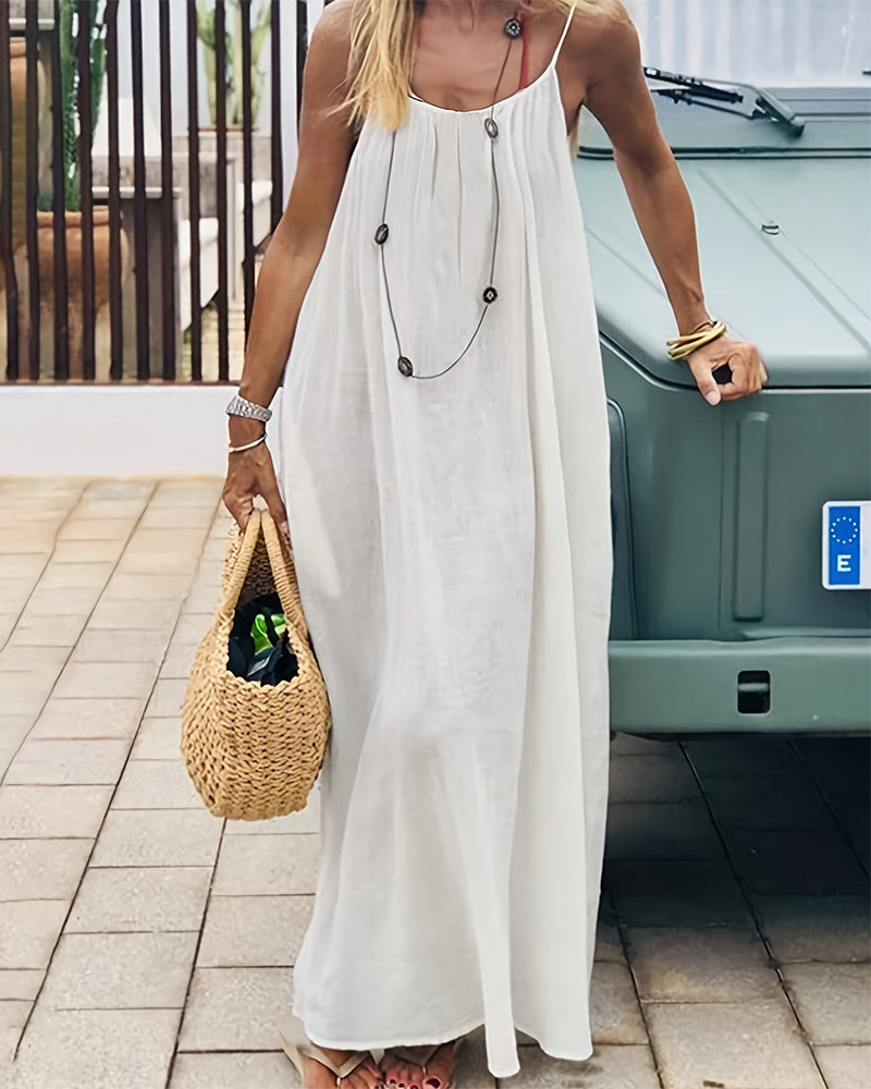 Emily | Backless Slip Lounge Dress