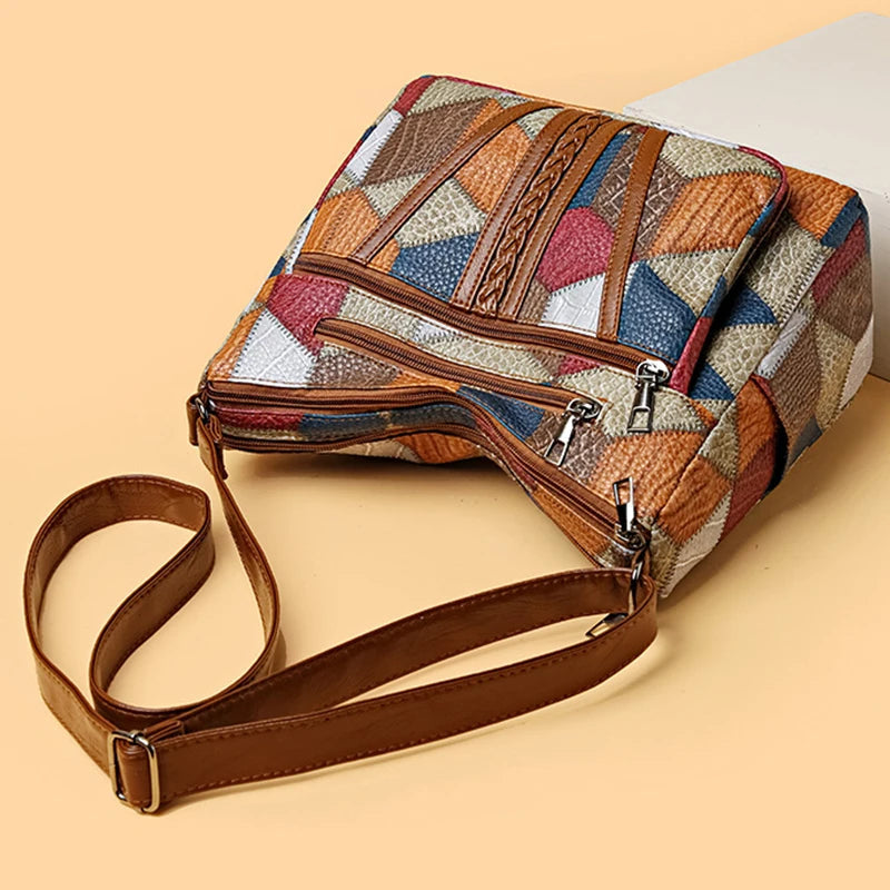 Margot | Patchwork Shoulder Bag