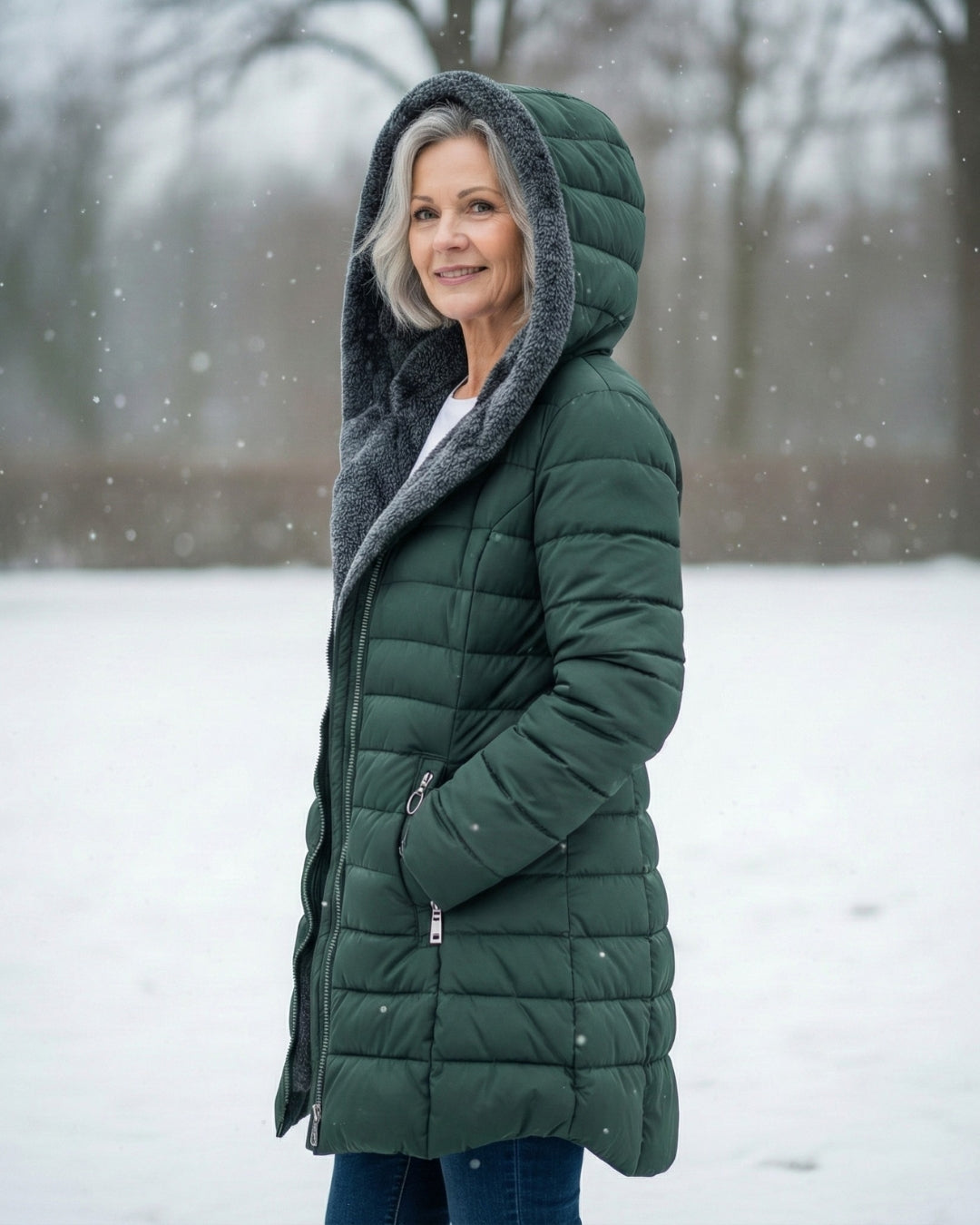 Helen | Fleece-Lined Puffer Coat