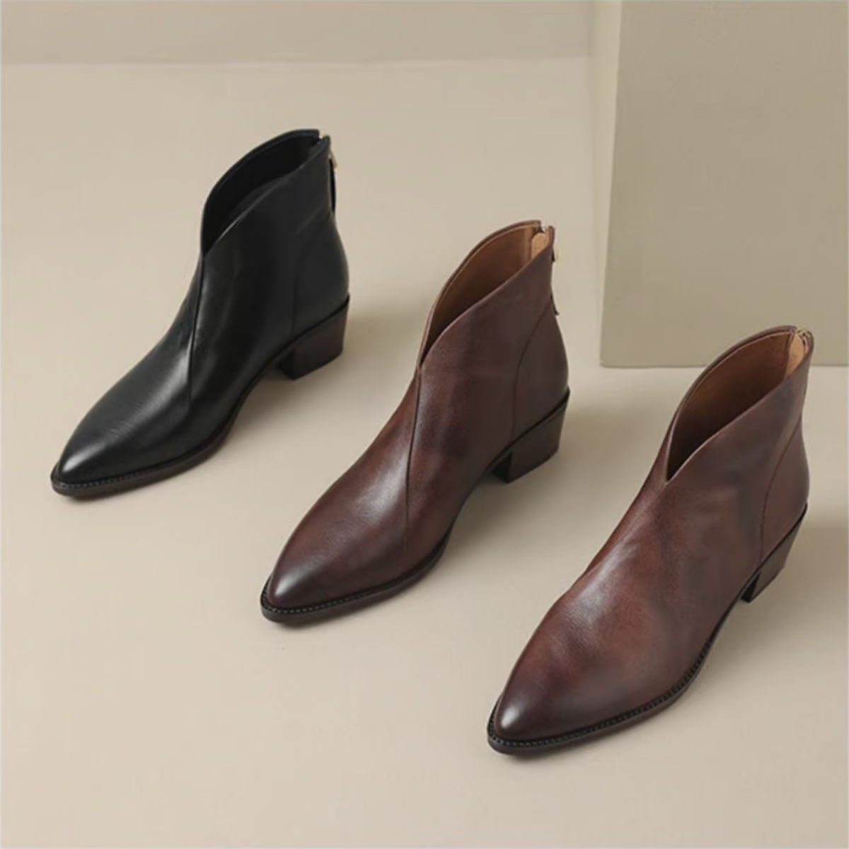 Josephine | Luxury Low Heel Boots
