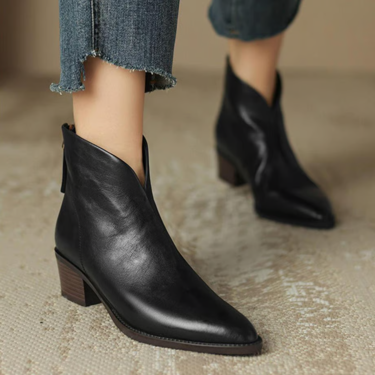 Josephine | Luxury Low Heel Boots