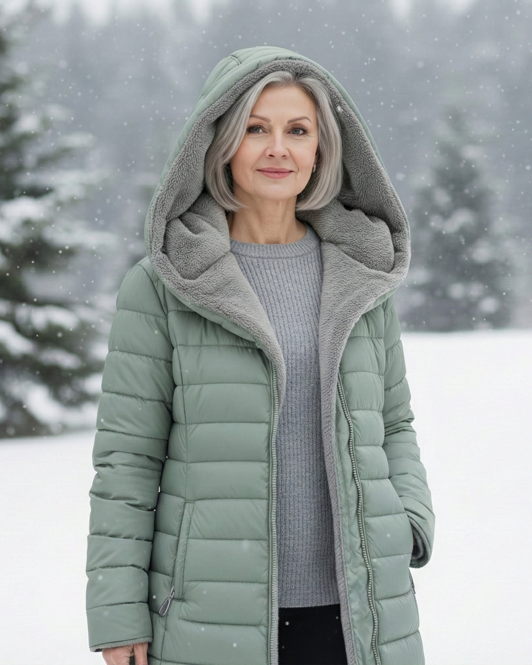 Helen | Fleece-Lined Puffer Coat