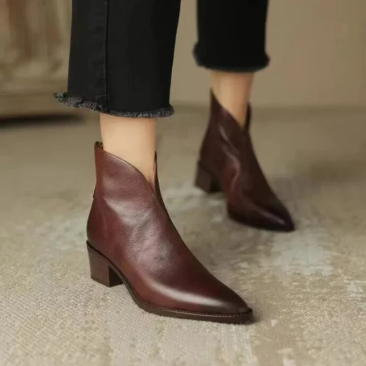 Josephine | Luxury Low Heel Boots