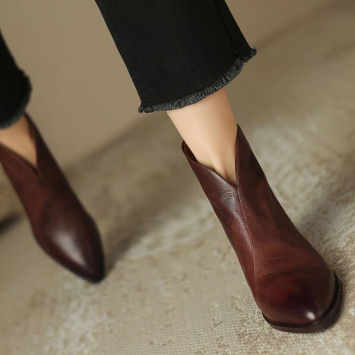 Josephine | Luxury Low Heel Boots