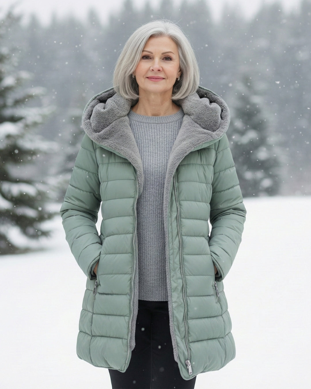 Helen | Fleece-Lined Puffer Coat