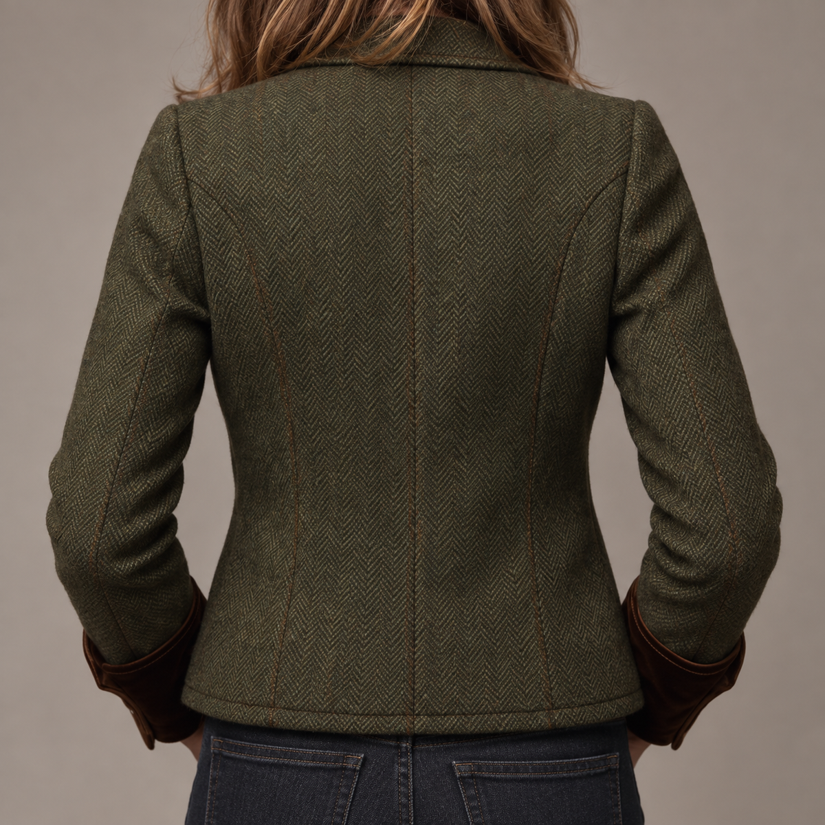 Evangeline | Herringbone Jacket