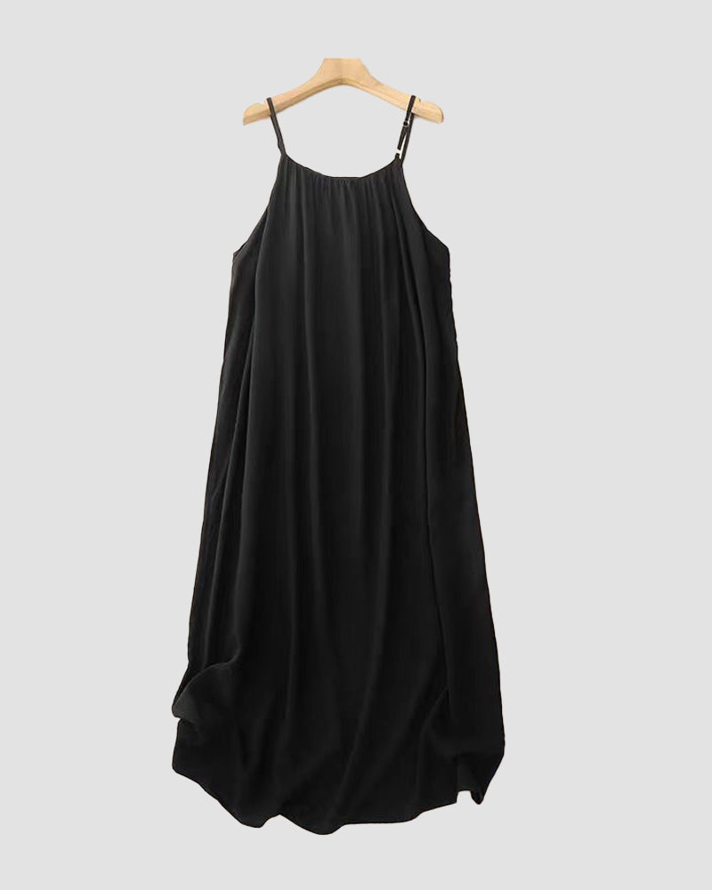 Emily | Backless Slip Lounge Dress