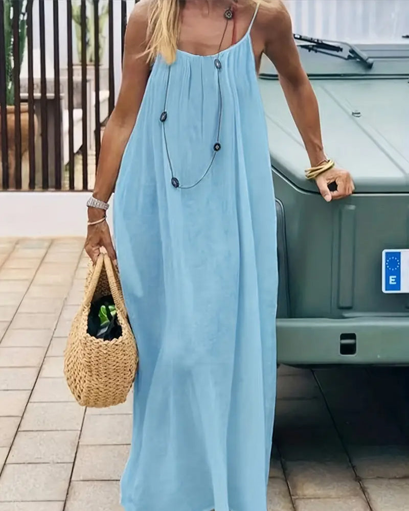 Emily | Backless Slip Lounge Dress