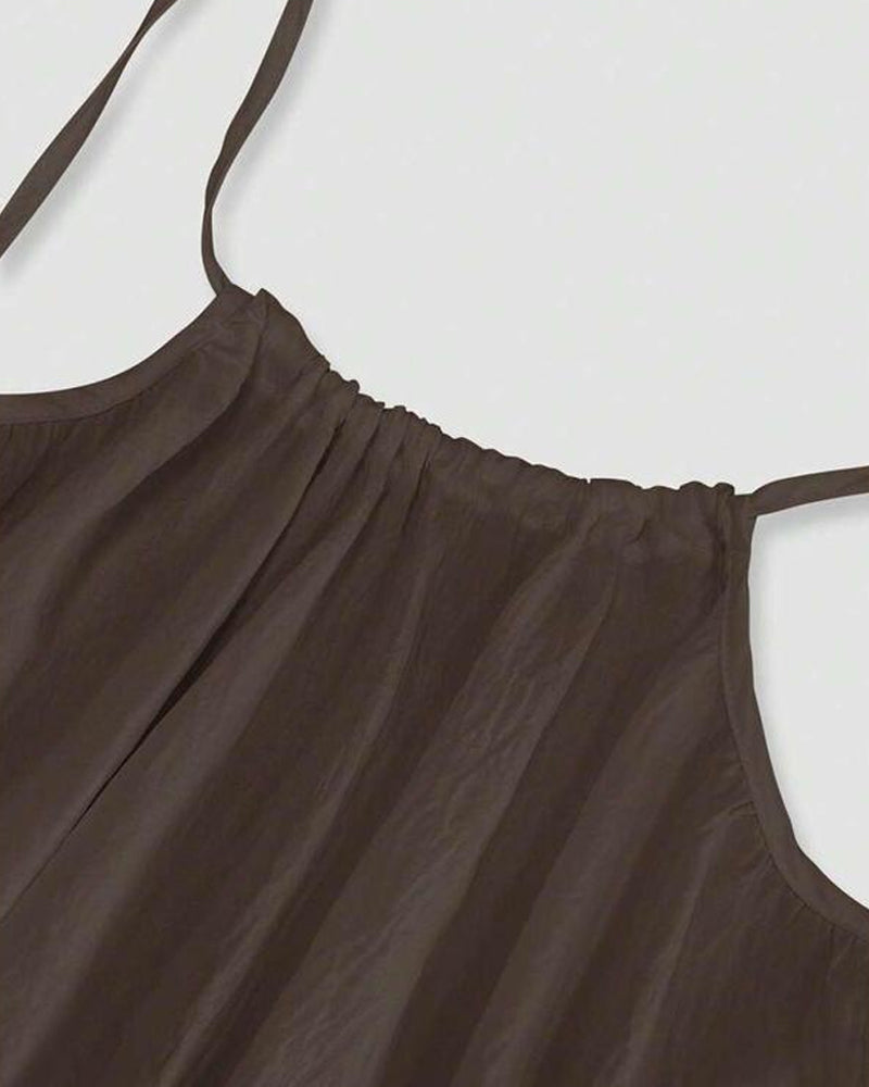 Emily | Backless Slip Lounge Dress