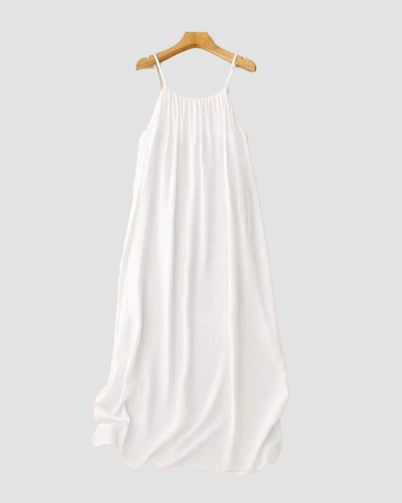 Emily | Backless Slip Lounge Dress