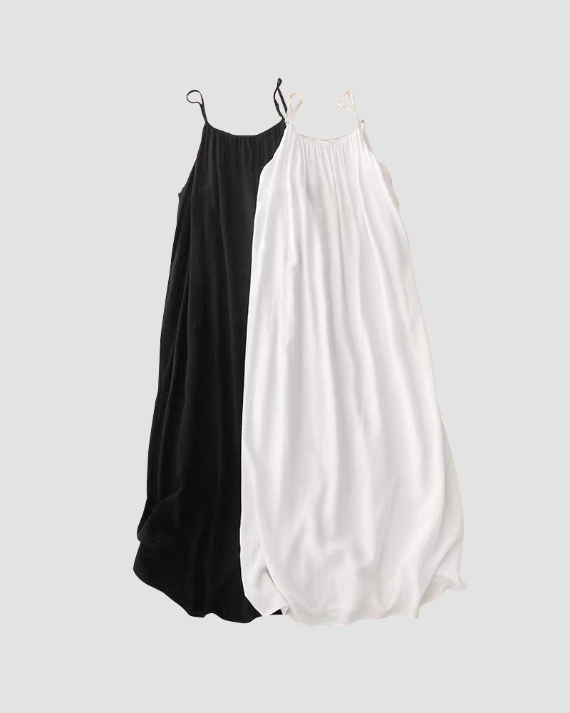 Emily | Backless Slip Lounge Dress
