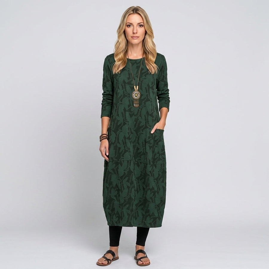 Eleanor | Elegant Long Sleeve Maxi Dress