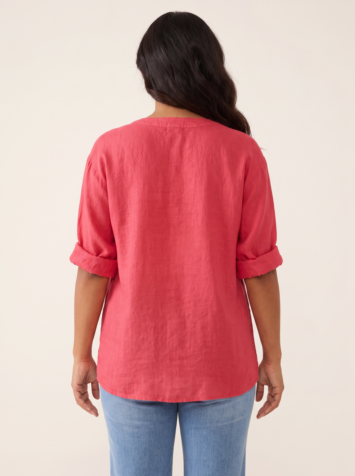 Veronique Watermelon Pink top back view