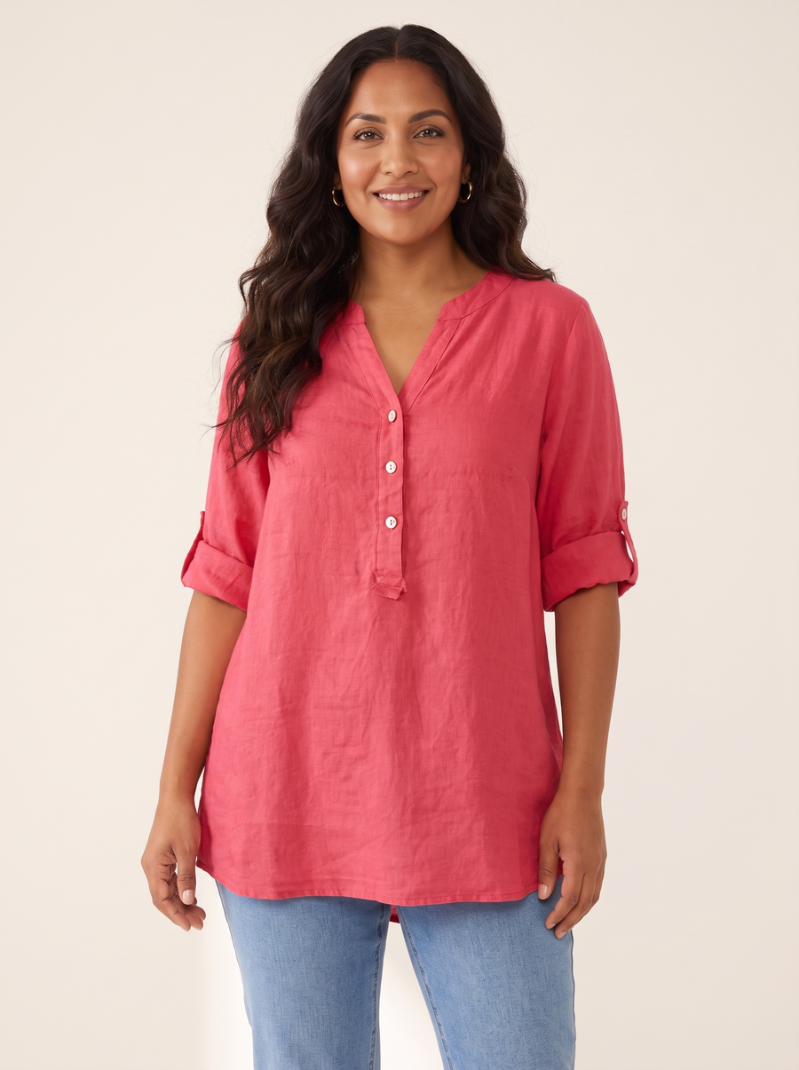 Veronique Watermelon Pink top front view