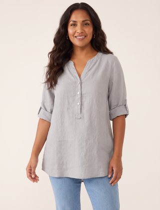 Veronique Light Grey top front view