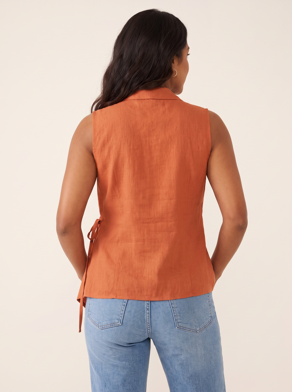 Loretta Orange top back view