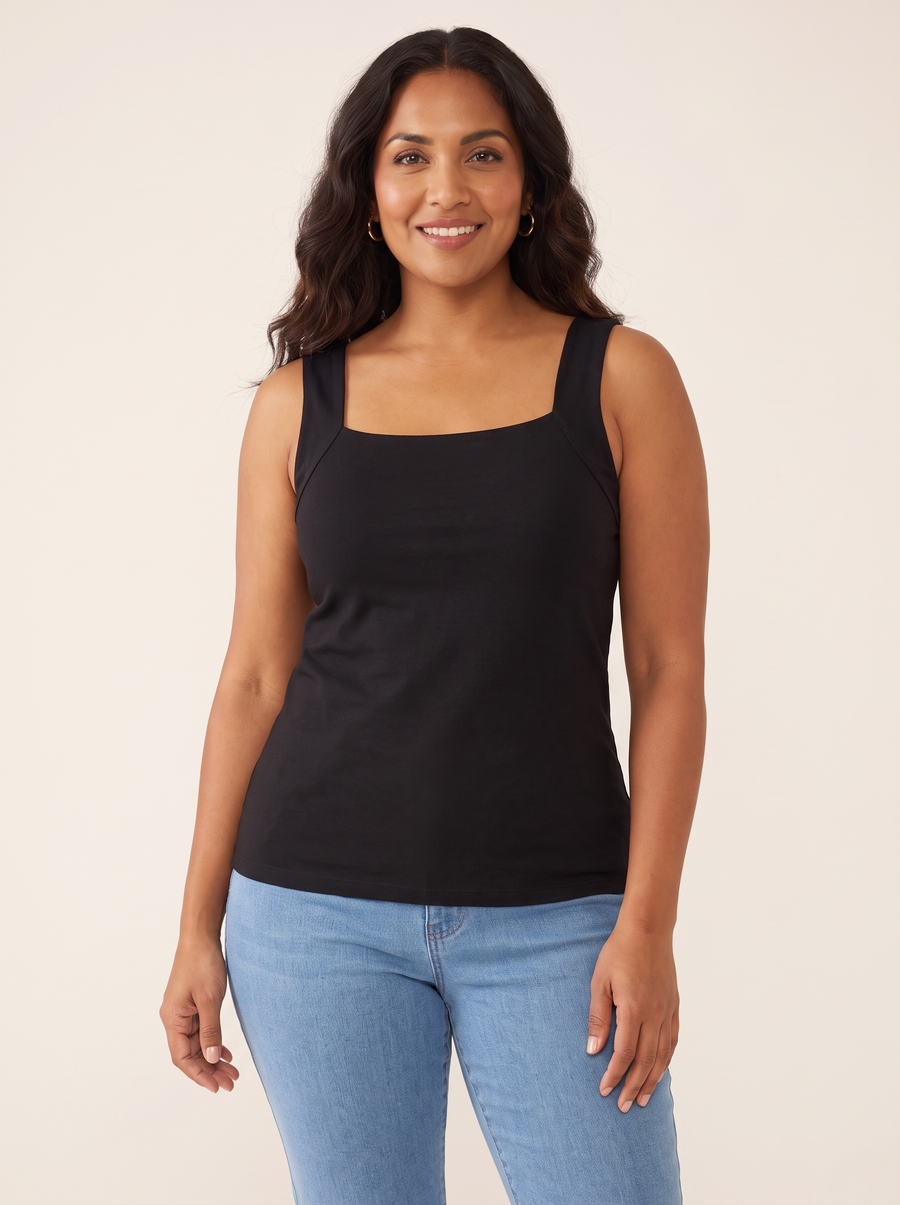 Roxy Black top front view