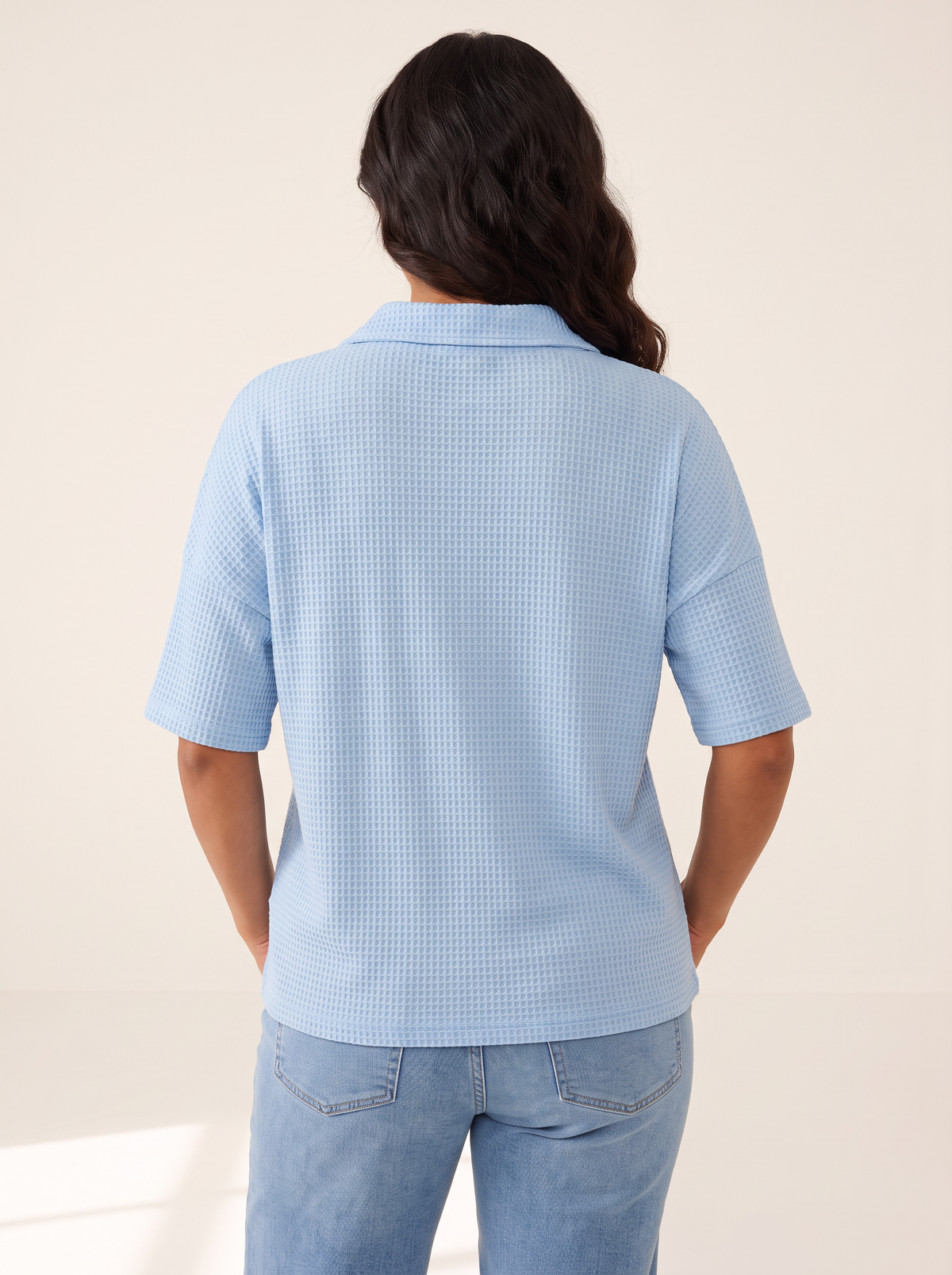 Peggie Blue top back view