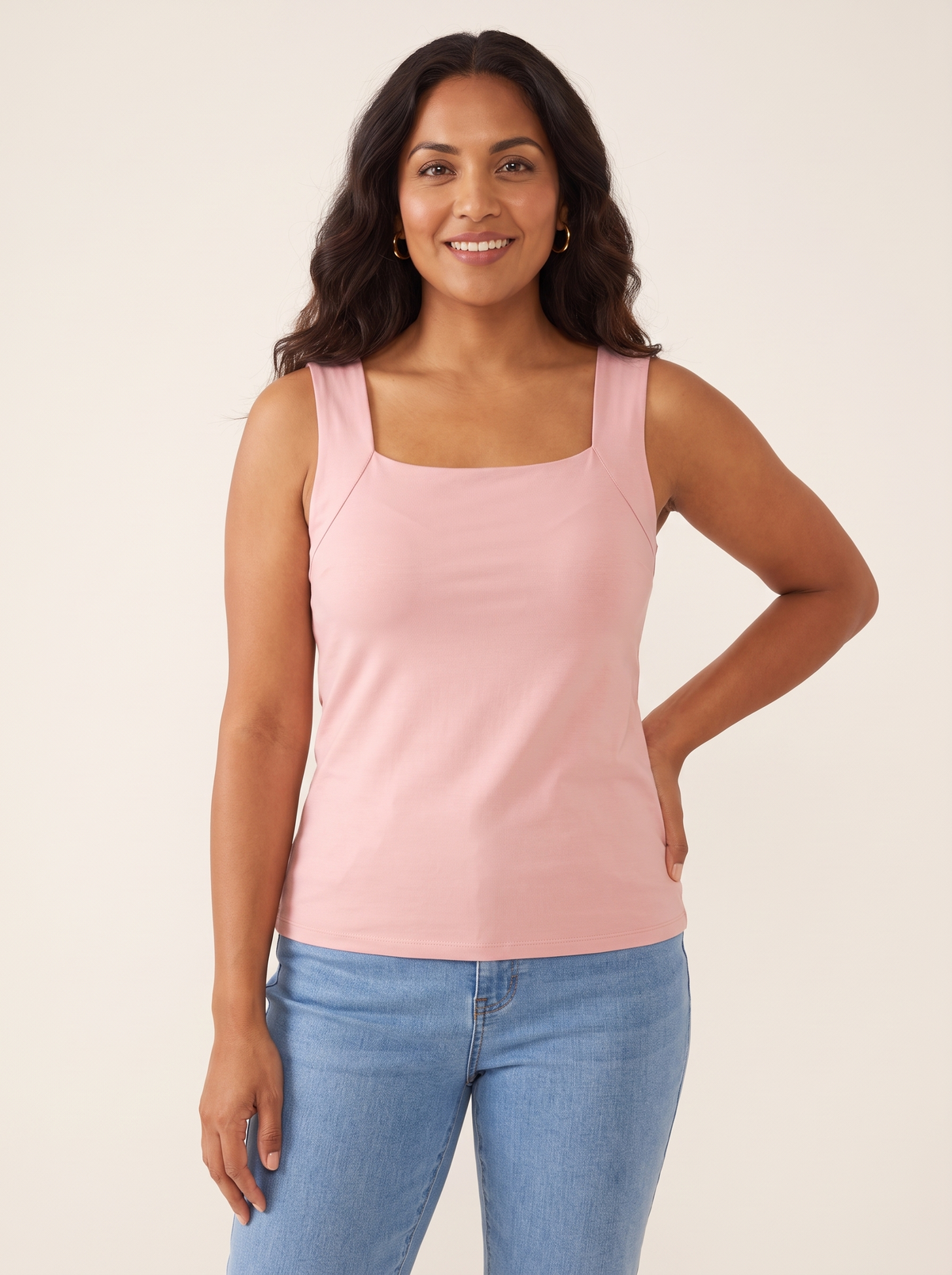 Roxy Pink top front view