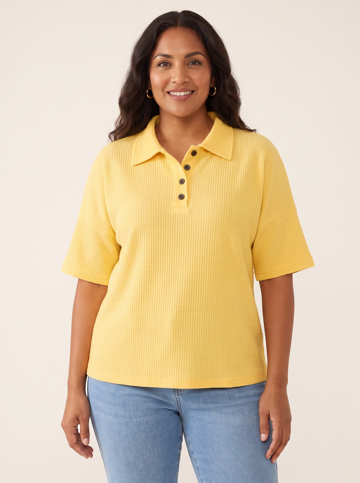 Peggie Yellow top front view