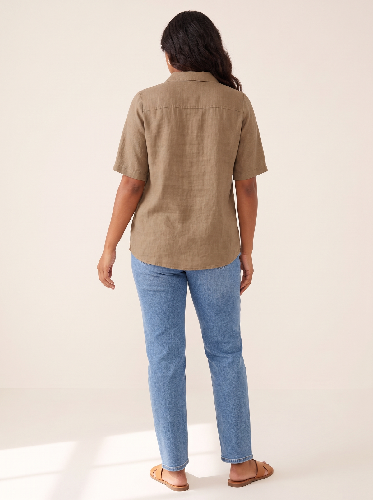 Charlotte Brown top back view