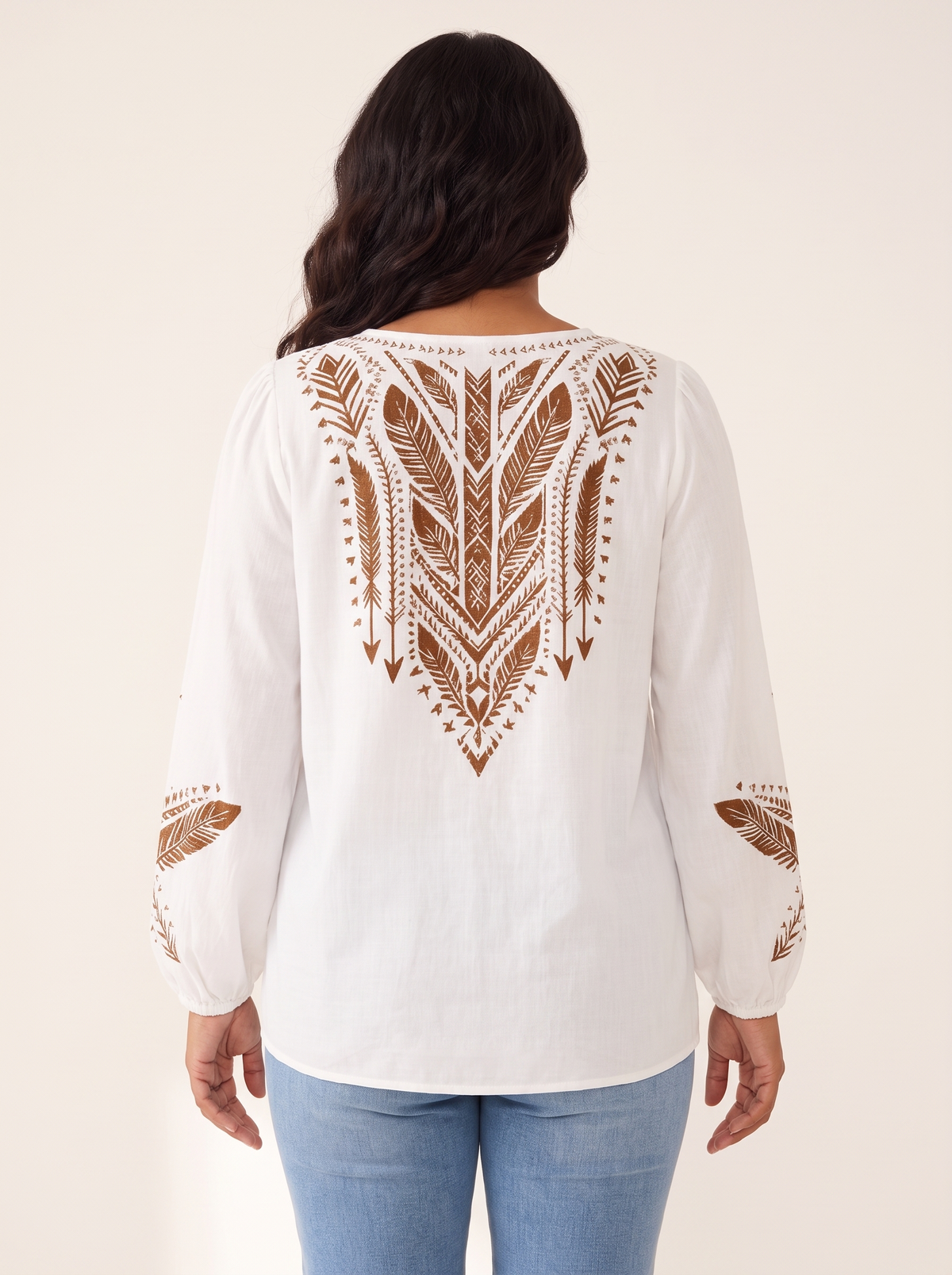 Sienna White top back view
