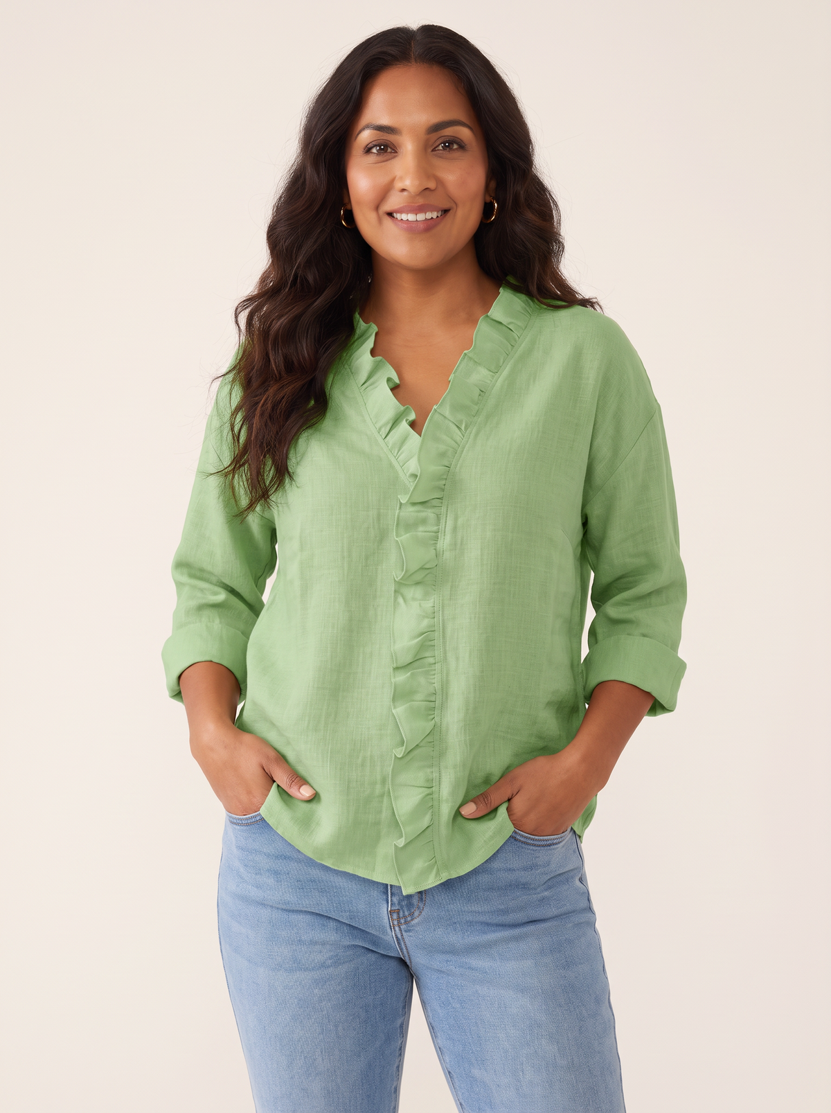 Chloe Green top front view