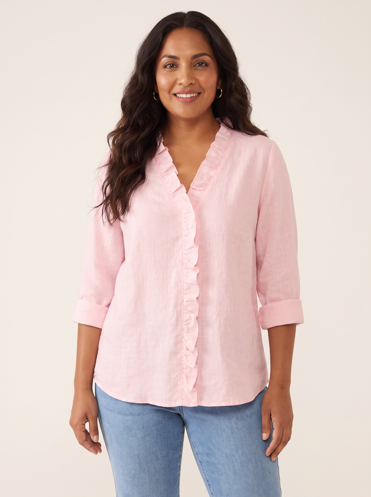 Chloe Pink top front view