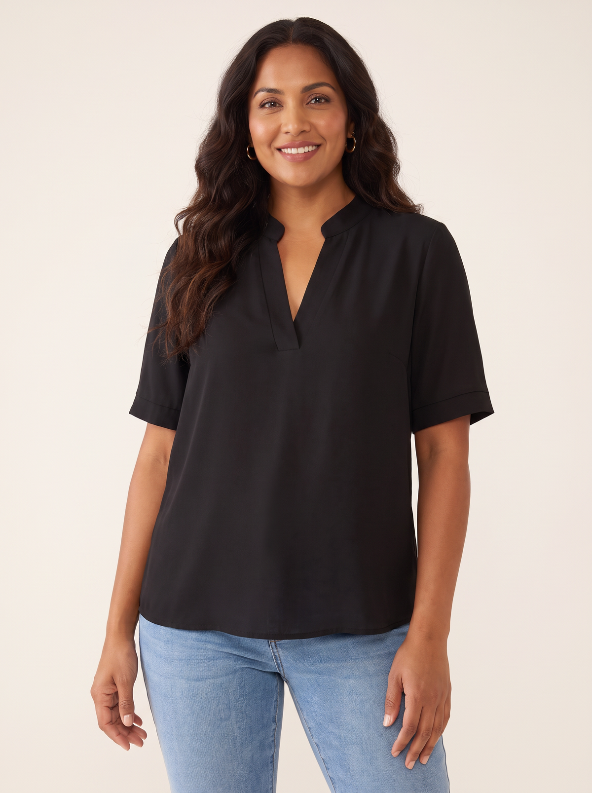 Margaux Black top front view