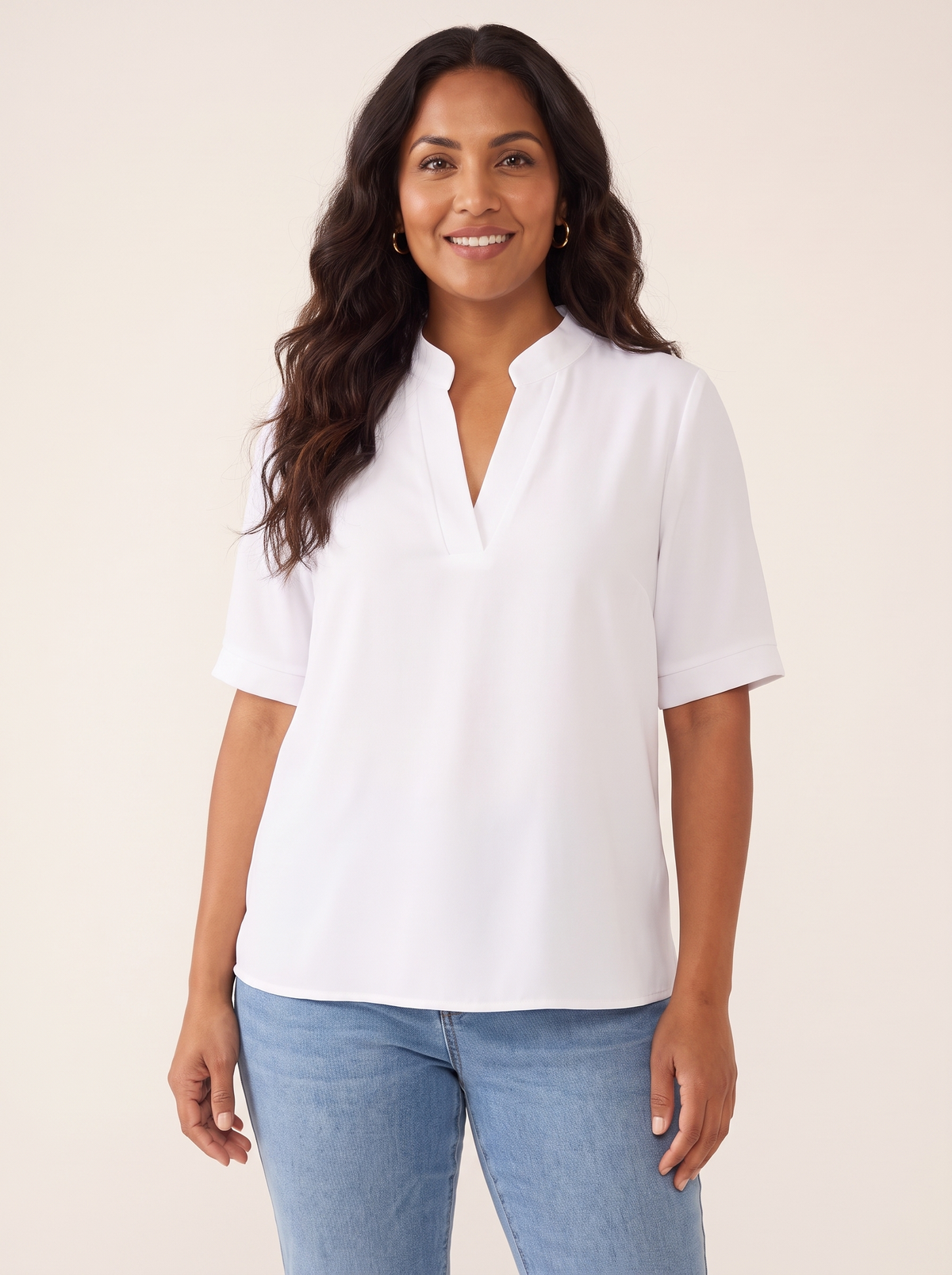 Margaux White top front view