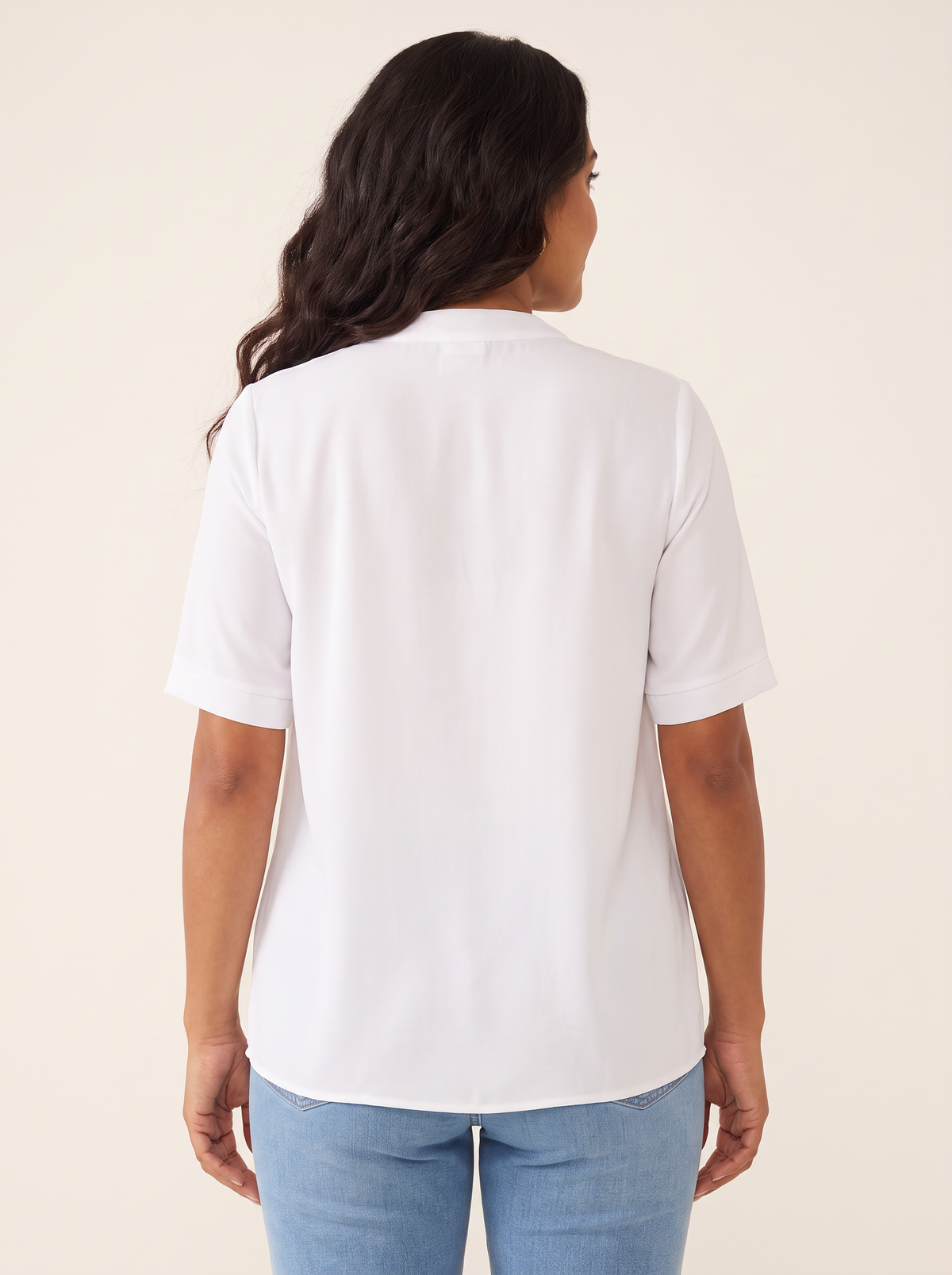 Margaux White top back view