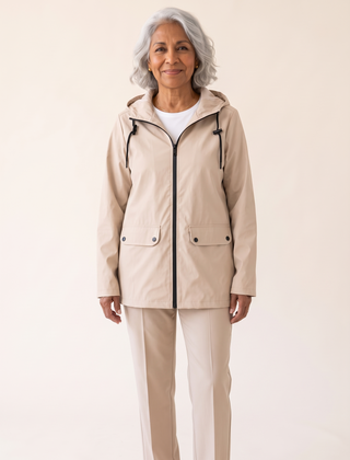 Rianna weatherproof jacket in apricot