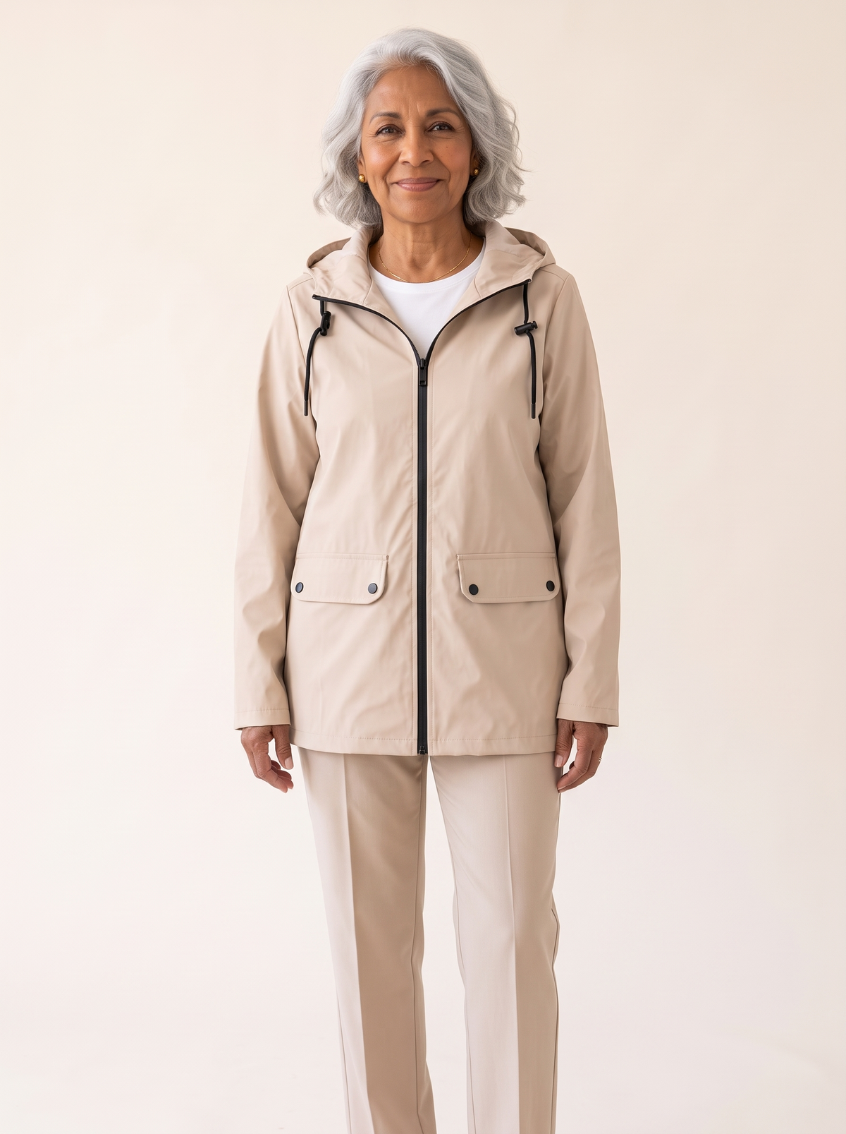 Rianna weatherproof jacket in apricot