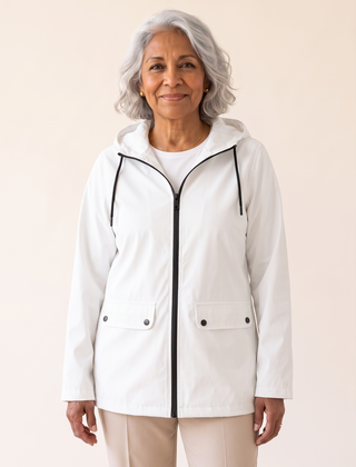 Rianna weatherproof jacket in white