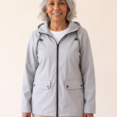 Rianna weatherproof jacket in gray