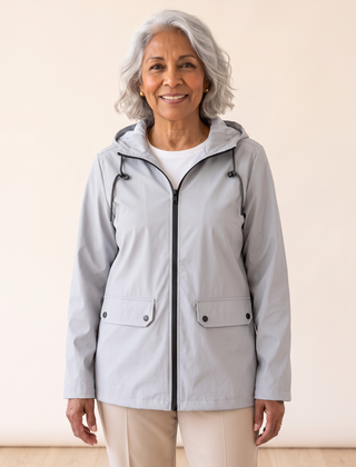 Rianna weatherproof jacket in gray