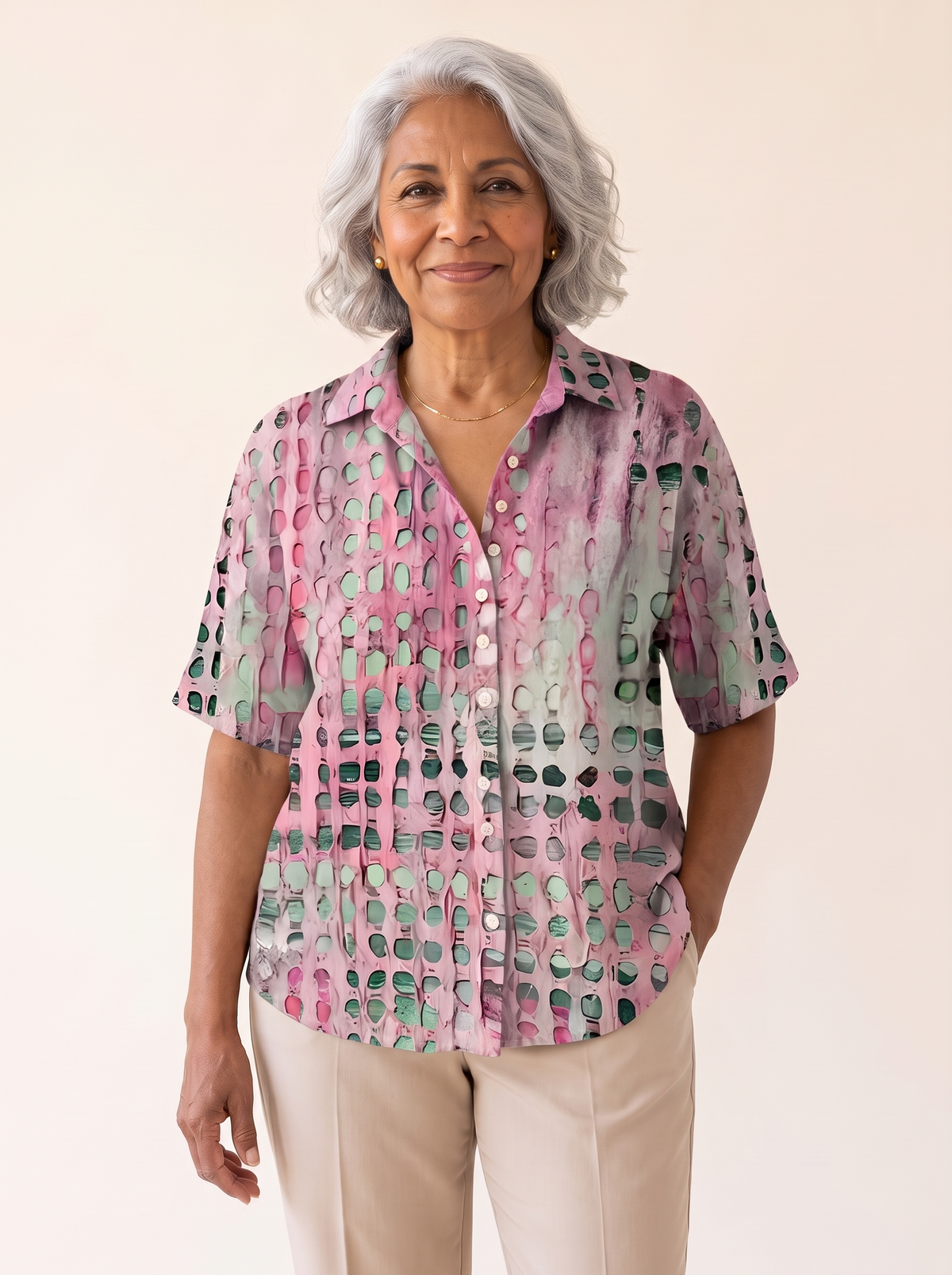 Melody relaxed comfort top in pink